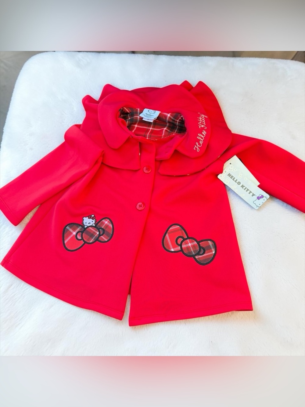 Hello Kitty Peacoat Kids Jacket NWT